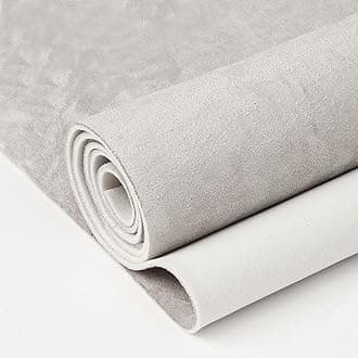 Suede Auto Headliner Fabric 120" L × 60" W with Foam Backing - Grey Interior Replacement Material for Car/Truck/SUV/RV Roof, Tube Packaging - Home Repair/DIY Headliner Material