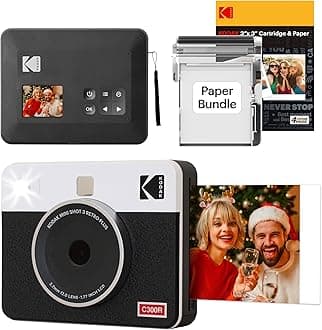 Kodak Mini Shot 3 Retro 2in1 + 68 Sheets Bundle