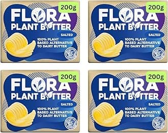 Vegan Butter Floras Salted Block Alternative 200g (4x200g)