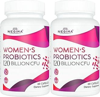 Negima Menopause Supplements for Women, 120 Billion CFUs Probiotics for Women, 13-in-1 Herbs & Botanicals Complex, for Hormone Menopause, Hot Flashes, Night Sweats, Mood Swings, Sleep - 120 Capsules