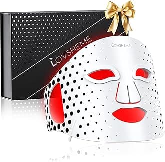 Red Light Therapy Mask for Face - 3 Light Modes, Ultra-Soft Comfort, Precise wavelength, Professional LED Face Mask Light Therapy for Skin Rejuvenation, Anti-Aging & Acne Treatment, Home Use