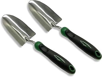 Bend-Proof Garden Trowel - Heavy Duty Polished Stainless Steel - Rust Resistant Oversized Garden Hand Shovel for Quicker Work - Digs Through Rocky/Heavy soils - Comfort Grip (2)