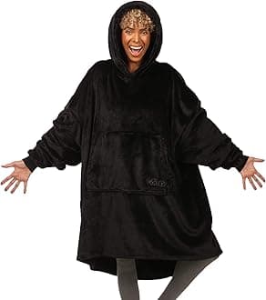 Dream | Lightweight Microfiber Fleece Wearable Blanket, Oversized Design Hood & Pocket from Shark Tank, Cozy Gifts