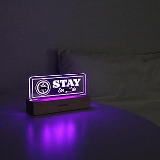 Stray Kids Stay Night Light, Kpop Merchandise, Korean Idol Lamp for Stay, 7RGB Color, Dimmer, 8.3 x 4.2 x 1.7