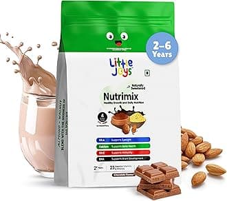 Little Joys Nutrimix Nutrition Powder Refill Pouch 700g | 2-6 Years | No Refined Sugar | Supports Overall Health & Boosts Immunity | With Ragi, Bajra, Almonds & Oats | Chocolate Flavour