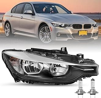 JSBOYAT Halogen Headlight Compatible With 2012 2013 2014 2015 BMW 3-SERIES F30 320i 328i 335i xDrive Factory Halogen Headlamp Right Passenger Side BM2503169, BM2502169