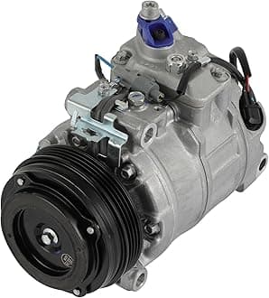 ECCPP A/C Compressor with Clutch 2011-2016 Fit for BMW 550i 4.4L 2010-2018 Fit for BMW X5 4.4L AC Compressor