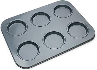 Fox Run Large Muffin Top Pan, 14 x 10.5 x 0.5 inches, Metallic