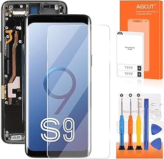 INCELL for Samsung Galaxy S9 LCD Screen Replacement for Samsung S9 LCD Display SM-G960U SM-G960F SM-G960W LCD Screen Touch Digitizer Assembly with Frame(Not Fingerprint)