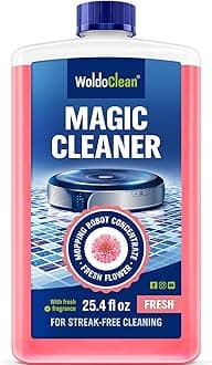 Robot Vacuum Cleaning Solution 750ml - Concentrated Floor Detergent with Floral Scent for all Robot Mops & Docking Stations, 50 Applications