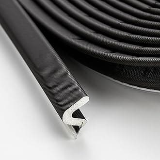 Weather Stripping Door Seal Strip Soundproof Q Foam Weather Stripping for Door Frame, Exterior Door Weather Stripping for Large Gap, Easy to Install（Black, 50FT