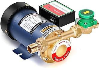 120W Home Water Pressure Booster Pump with Automatic Water Flow Switch, 115VAC, 396 GPH, 21.7 PSI, Automatic Home Pressure Booster Pump for Household Kitchen Bathroom