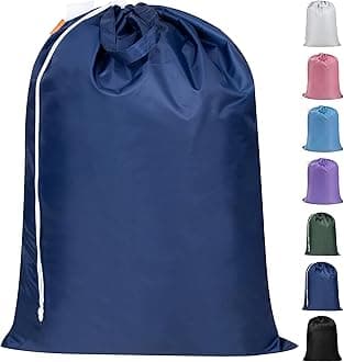 Heavy Duty Laundry Bag with Drawstring Closure