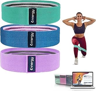 - Innergy Fabric Resistance Band | Loop Bands for Workout | Hip Bands for Women & Men | Resistance Band for Legs, Booty & Arms with 40+ Free Exercises | Set of 3 with Workout Guide & Carry Case