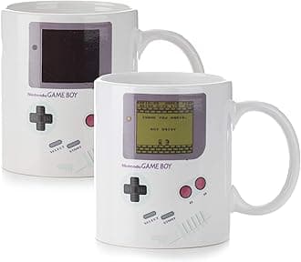 Paladone Game Boy Heat Changing Coffee Mug - For Gamers and Coffee Enthusiasts