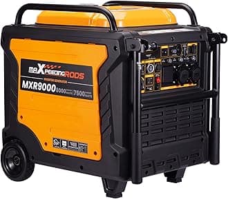 maXpeedingrods 8000W Petrol Inverter Generator Portable With ATS Interface Electric Start for Homes, Workshops, Garages