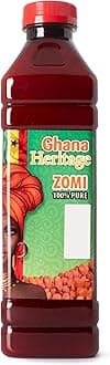 Ghana Heritage 100% Red Palm Oil Zomi 16.9 Fl Oz – Authentic African Zomi Palm Oil for Cooking – Rich, Flavorful Palm Fruit Oil Perfect for Traditional Stews, Soups, and Sauces, 500 ml Bottle