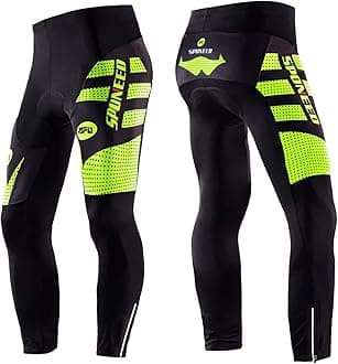 sponeed Men's Bicycle Pants 4D Padded Road Cycling Tights Leggings Outdoor Cyclist Riding Bike Wear