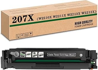 Compatible W2210X W2211X W2213X W2212X 207X High-Capacity Toner Cartridge, Works for HP M255dw M255nw MFPM282nw MFPM283fdn MFPM283fdw Printers Black*1