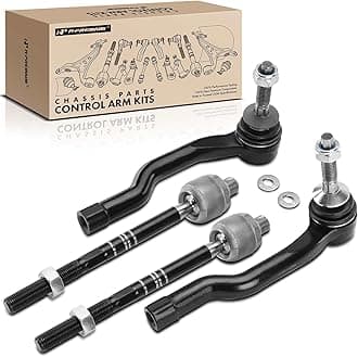 A-Premium 4Pcs Inner & Outer Tie Rod End Kit Compatible with Ford Fusion 2013-2020, Edge 2015-2021 & Lincoln Continental 2017-2020, MKX 2016-2018, MKZ 2013-2020