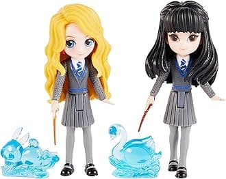 Spin Master Wizarding World Harry Potter Friends Play Set with Luna Lovegood and Cho Chang Collectible Figures as well as 2 Patronus Protection Beings, Toy for Children from 5 Years, Fan Item