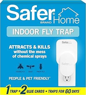Safer Home Indoor Plug-In Fly Trap - SH502 - Effective Fruit Fly Traps for In...