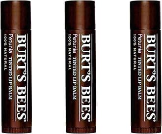 Burt's BeesTinted Lip Balm, Petunia, 0.15 Ounce (3 Pack)