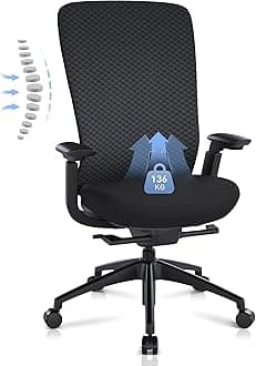 COLAMY Ergonomic Mesh Office Chair, Neza, Grey