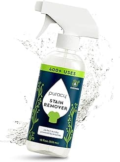 Puracy Stain Remover, Travel and Laundry Stain Cleaner for Clothes, Baby Essentials, Kids Stains, Oil and Fabric Spot Cleaner, Unscented (Stain Remover Spray, 12 fl oz)