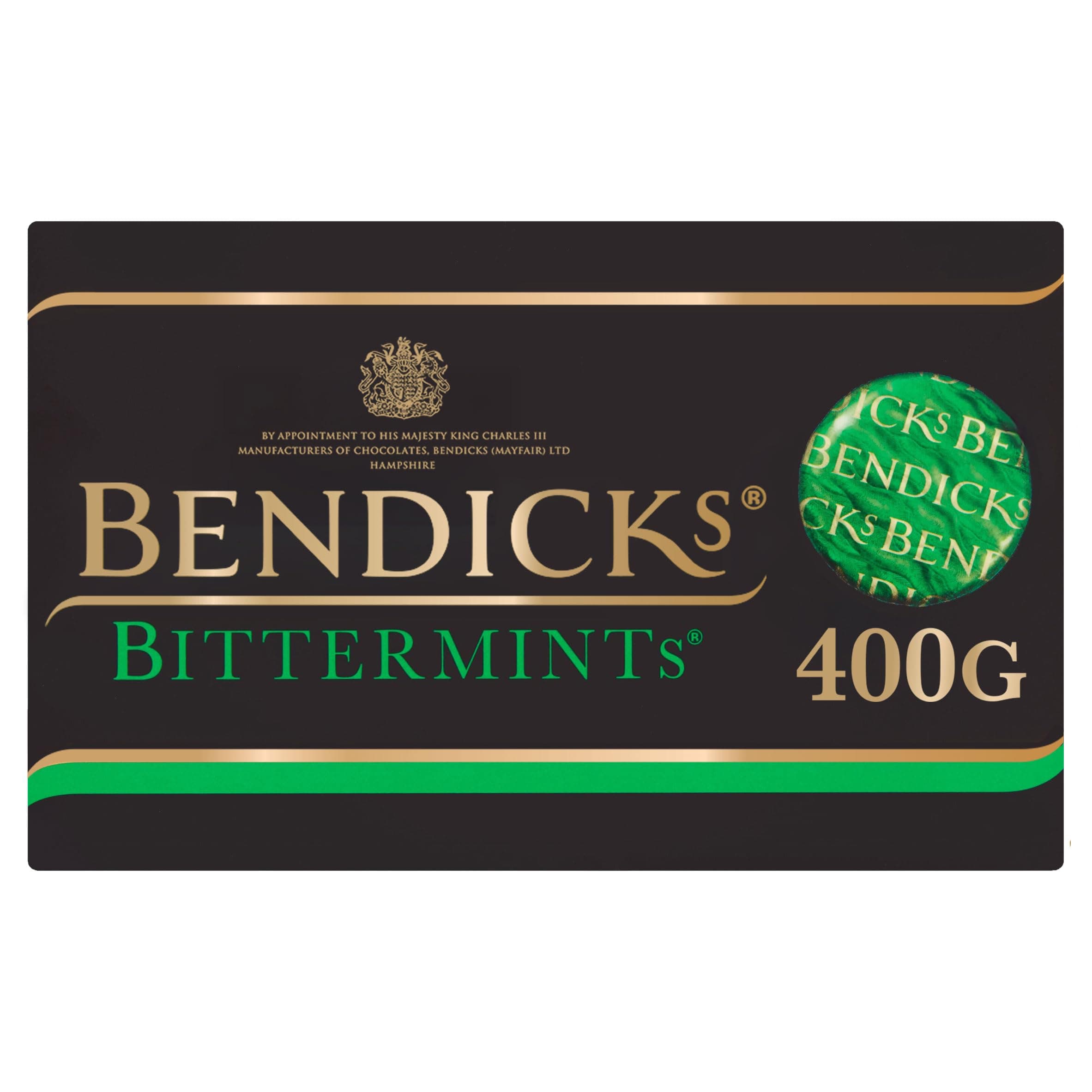 Dark Chocolate Coated Bittermints, Double the Indulgence of Bittermints, Kosher & Vegan Friendly, 400 g (Pack of 1)