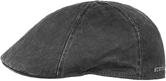 StetsonLevel Distressed Cotton Duckbill Flat Cap