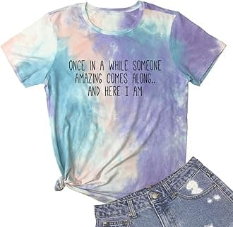 BLACKMYTHWomen's Graphic Funny T Shirt Cute Tops Teen Girl Tee