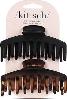 Kitsch Recycled Plastic Mini Hair Claw Clips for Women Girls | Hair Accessories for Women | Cute Hair Clips for Women | Kids Mini Clips for Hair | Holiday Gift Little Hair Clips