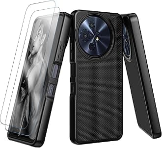 Case for TCL 60 XE NxtPaper 5G/TCL 50 XL 5G Phone Case, Military Grade Drop Series Cover, Port Protection Protective Phone Case, Bumper Cover Anti-Scratch .Built-in Screen Protector - Black