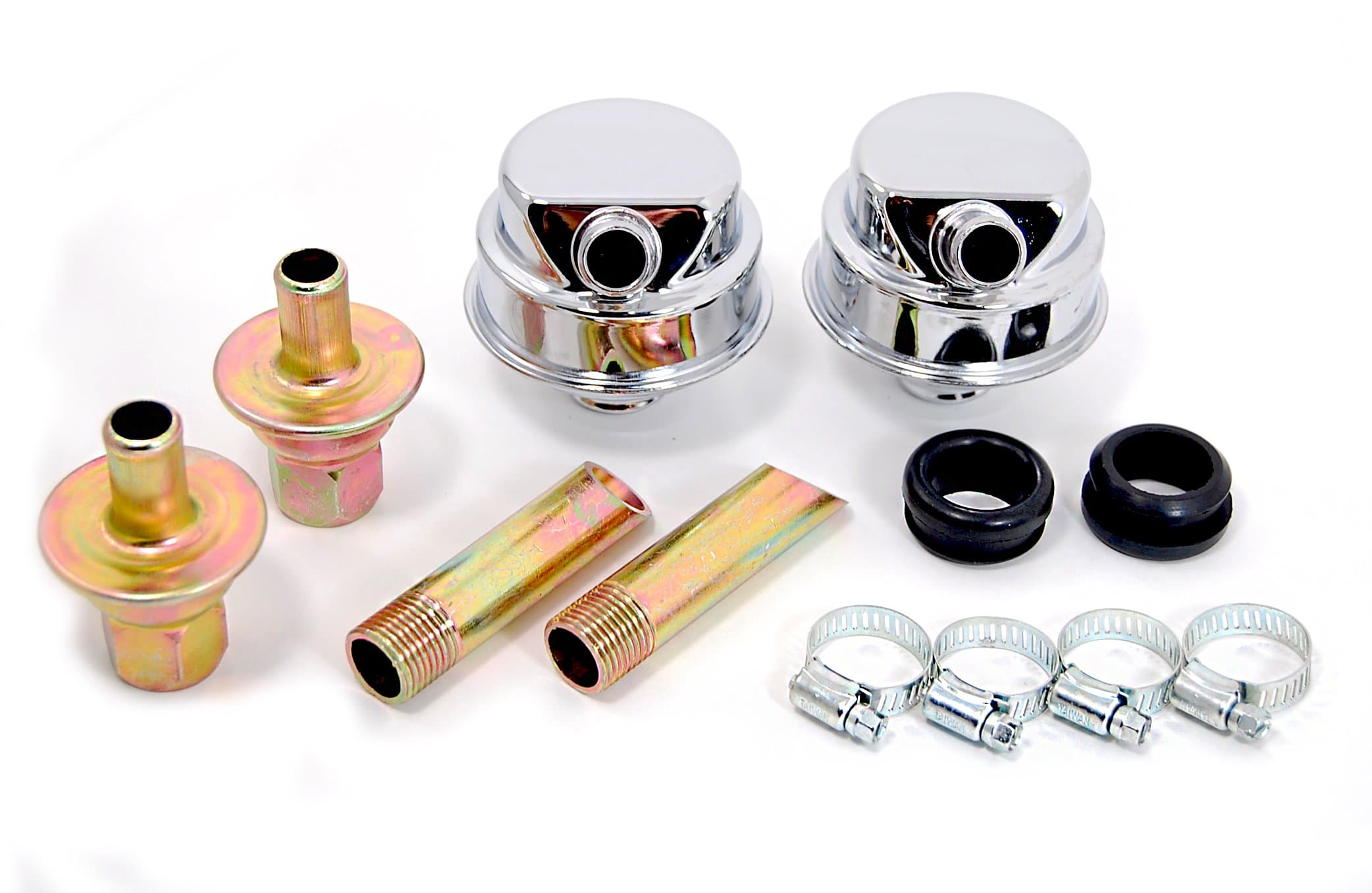 Crankcase Evacuation System w/Chrome Breathers