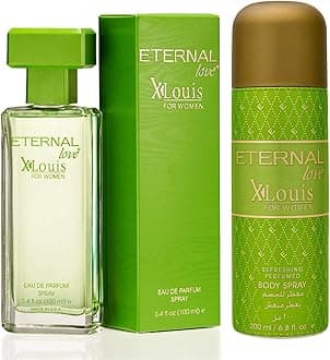 Eau De Parfum X-Louis For Women 100ml & Refreshing Perfumed Body Spray X-Louis For Women 200ml | Combo Set of Perfume & Deodorant Spray