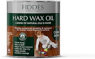 Fiddes Satin Finish Hard Wax Oil 250 ml, Clear