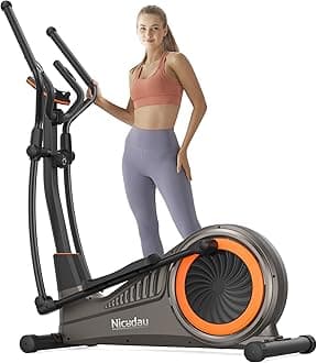 Elliptical Exercise Machine, Elliptcal Machine for Home, 15.5IN/16IN/20IN Stride Elliptical Machine, Elliptcal Training Machine with 16 Level Resistance, 500LBS Loading Capacity