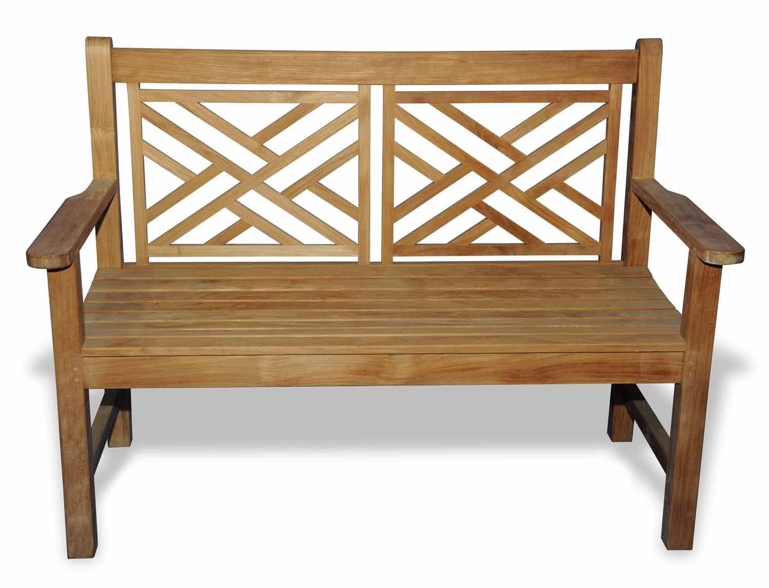 Regal Teak Chippendale Bench