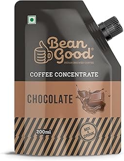 Cold Coffee Concentrate - Chocolate Flavour- Serves 15 Cups – 200ml - 100% Pure Coffee - Just Add Cold Milk/Sugar