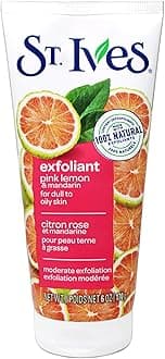 Radiant Skin Pink Lemon & Mandarin Orange Face Scrub with 100% Natural Exfoliants & Extracts| Medium Exfoliation Gentle Scrub for Brighter Skin| Dermatologically Tested| Paraben-Free| 170gm