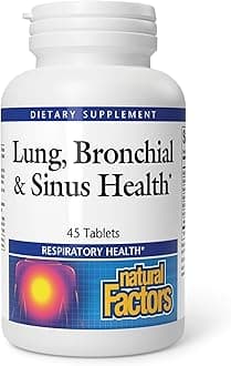 Natural Factors Lung, Bronchial and Sinus Health - 45 Tablets