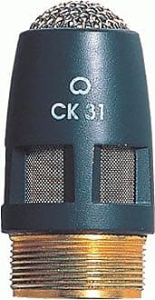 AKGCk31 Capsule High-Performance Cardioid Condenser Microphone Capsule - Dam Series - (Pack Of1), Wired