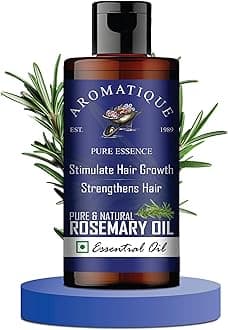 Aromatique Rosemary Essential Oil For Hair, Skin, and Face 100ML