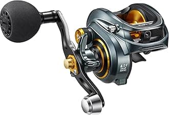 Piscifun Alijoz Baitcasting Reels Low Profile Baitcaster Aluminum Frame Baitcast Fishing reel, Size 300, 33lb Drag 5.9:1/8.1:1 Gear Ratio Freshwater Saltwater Power Handle Casting Reels