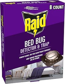 Bed Bug Detector And Trap, 8.0 Count,Black