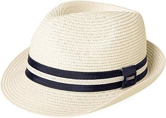 Comhats Unisex Summer Panama Fedora Trilby Straw Sun Hats for Men Women Safari Beach Hat Packable XS-XXXL