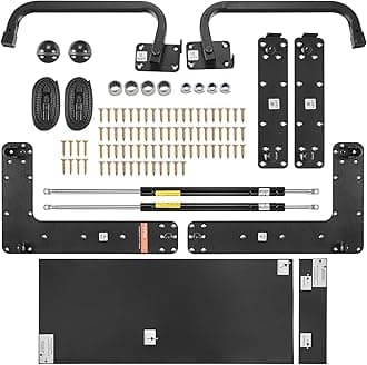 VEVOR Murphy Bed Kit - Queen Size, Deluxe DIY Wall Bed with Mechanical Hardware Kit, Pneumatic Lever, Heavy Duty Bed Frame Support - Space Saving Design for Guestroom - Easy to Build