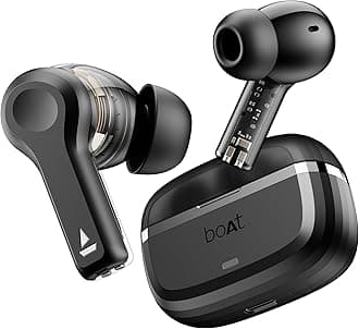 Nirvana Space Truly Wireless in-Ear w/ 360º Spatial Audio, ANC Up to 32dB, 100hrs Playback, 4 Mics with AI-ENx™, Adaptive EQ, in-Ear Detection, DLC Drivers & Fast Pair(Cosmic Black)