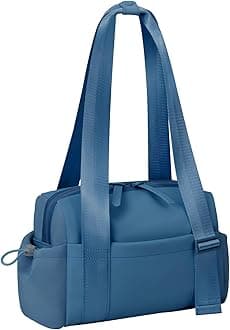 Mini Gym Bag for Women Girls Small Gym Tote Bag with Wet Compartment Waterproof Travel Duffle Bag Cute Workout Sport Bag